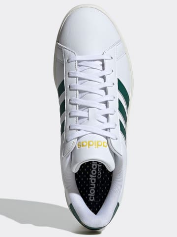 adidas Leren sneakers wit/groen