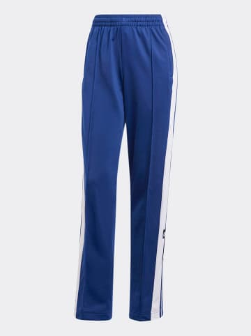 adidas Sweathose in Blau/ Weiß