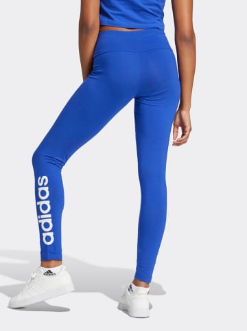 adidas Legginsy w kolorze niebieskim
