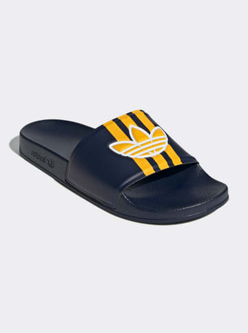 adidas Slippers donkerblauw/geel