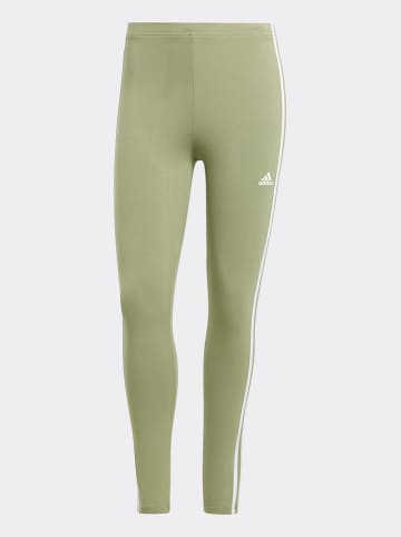adidas Legginsy w kolorze oliwkowym