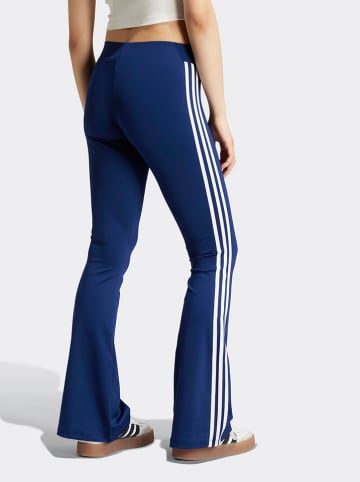 adidas Legginsy w kolorze granatowo-białym