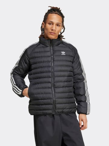 adidas Kurtka pikowana w kolorze czarnym