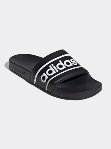 adidas Pantoletten in Schwarz