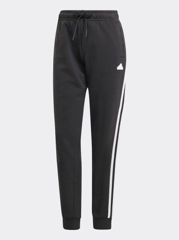 adidas Spodnie dresowe w kolorze antracytowo-białym