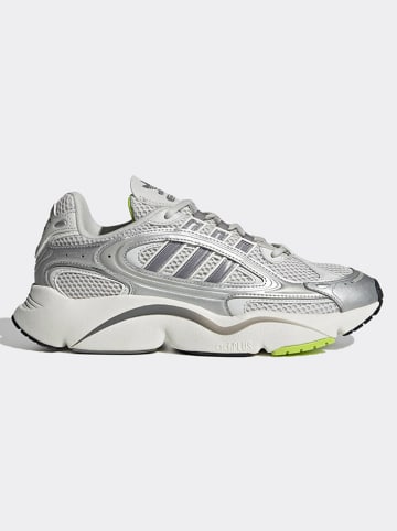 adidas Leren sneakers wit/zilver/zilverkleurig