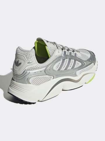 adidas Leren sneakers wit/zilver/zilverkleurig