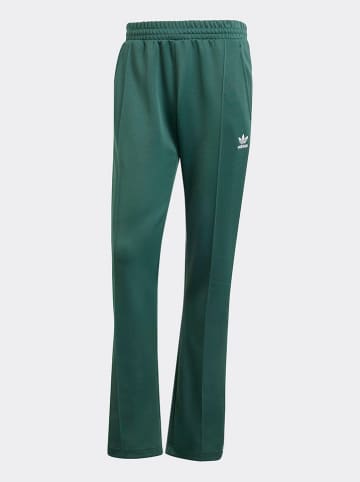 adidas Sweathose in Grün/ Weiß