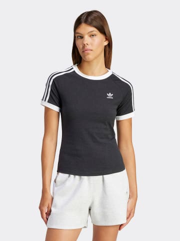 adidas Shirt in Schwarz/ Weiß