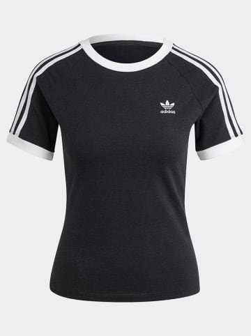 adidas Shirt in Schwarz/ Weiß