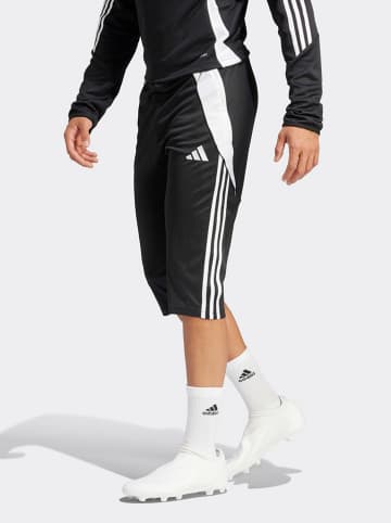 adidas Spodnie sportowe w kolorze czarno-białym
