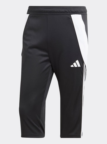 adidas Spodnie sportowe w kolorze czarno-białym