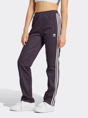 adidas Sweathose in Lila/ Weiß