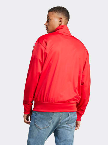 adidas Trainingsjacke in Rot/ Weiß