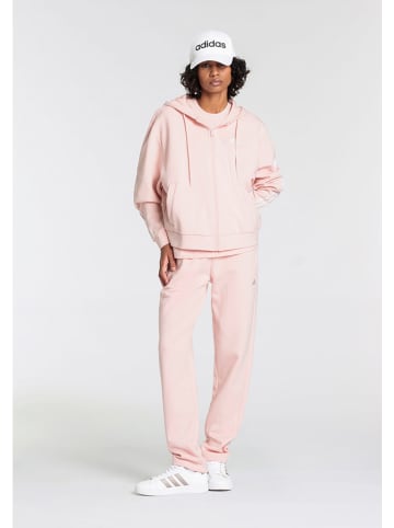 adidas Spodnie dresowe w kolorze jasnoróżowym