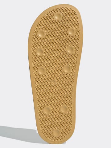 adidas Klapki w kolorze żółtym
