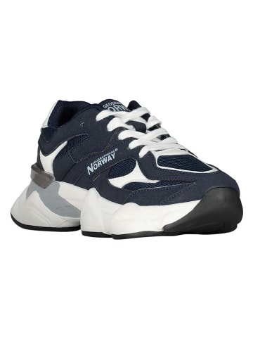 Geographical Norway Sneakers "Ograve" donkerblauw