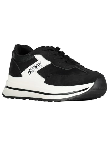 Geographical Norway Sneakers "Orose" in Schwarz
