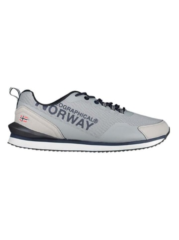 Geographical Norway Sneakersy "Opium" w kolorze szarym