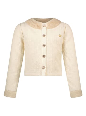 Le Chic Kardigan "Amsley" w kolorze kremowym