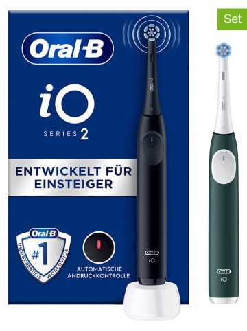 Oral-B Elektr. Zahnbürsten "iO Series 2" in Schwarz/Grün