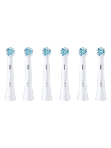 Oral-B 6er-Set: Ersatz-Bürstenköpfe "iO Ultimative Reinigung" in Weiß