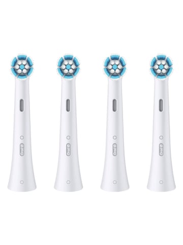 Oral-B Wymienne końcówki (4 szt.) "iO Sanfte Reinigung" w kolorze białym