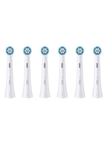 Oral-B Wymienne końcówki (6 szt.) "iO Sanfte Reinigung" w kolorze białym