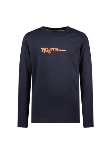 Tygo & Vito Longsleeve "Mees" in Dunkelblau