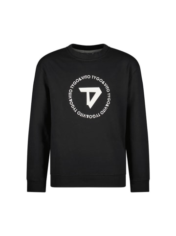 Tygo & Vito Sweatshirt "Dorian" in Schwarz