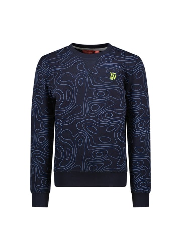 Tygo & Vito Sweatshirt "Senna" in Dunkelblau/ Hellblau