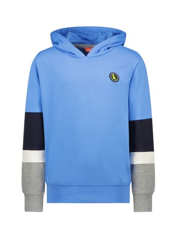 Tygo & Vito Hoodie "Hein" in Hellblau/ Grau/ Dunkelblau