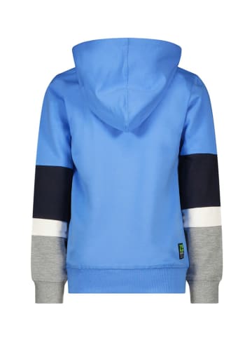 Tygo & Vito Hoodie "Hein" lichtblauw/grijs/donkerblauw