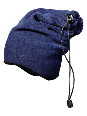 Wilma & Morris Fleece-Loop-Schal in Dunkelblau