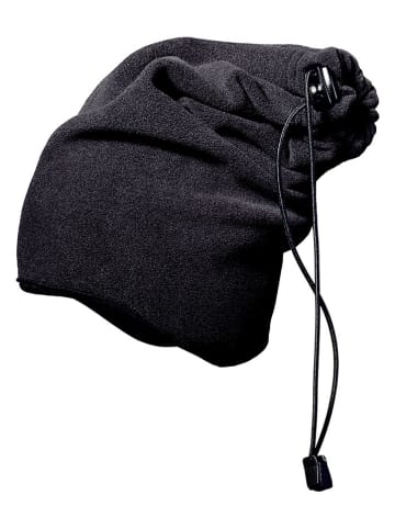 Wilma & Morris Fleece-Loop-Schal in Schwarz