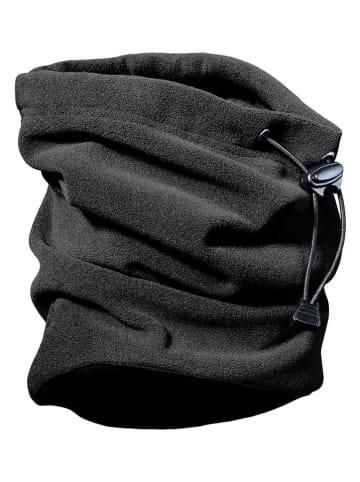 Wilma & Morris Fleece-Loop-Schal in Schwarz