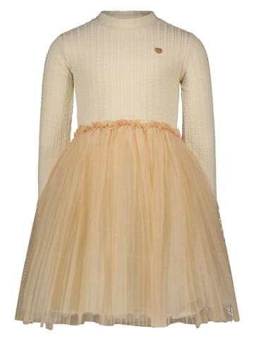 Le Chic Kleid "Smart" in Creme/ Beige
