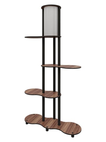 Opviq Staande lamp lichtbruin/zwart