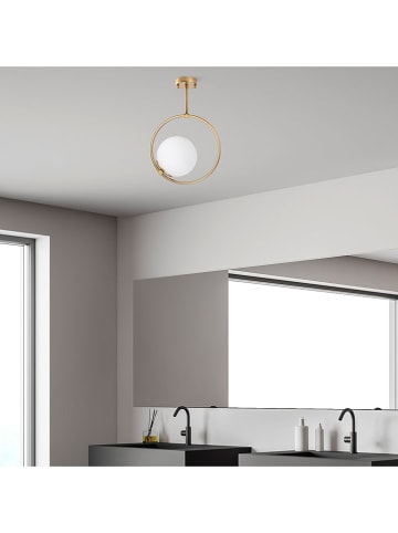 Opviq Lampa sufitowa w kolorze złoto-białym - 26 x 39 cm