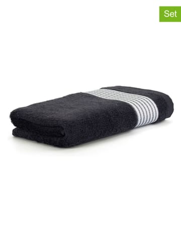 Möve for Frottana 3-delige set: handdoeken "Möve for frottana" donkergrijs