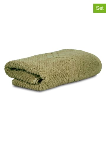 Möve for Frottana 3er-Set: Handtücher "Möve for frottana" in Grün