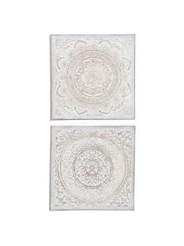 Boltze Kunstdruk "Jabalon" crème - (L)50 x (B)50 cm (verrassingsproduct)