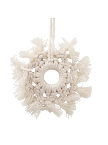 Boltze Dekoanhänger ''Zalia'' in Creme - Ø 12 cm (Überraschungsprodukt)
