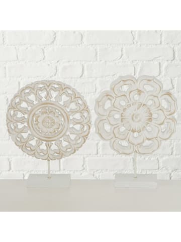 Boltze Decoratief object "Ruhla" crème - (B)19 x (H)26 x (D)5 cm (verrassingsproduct)