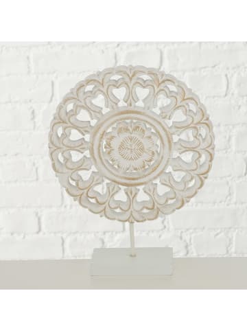 Boltze Decoratief object "Ruhla" crème - (B)19 x (H)26 x (D)5 cm (verrassingsproduct)