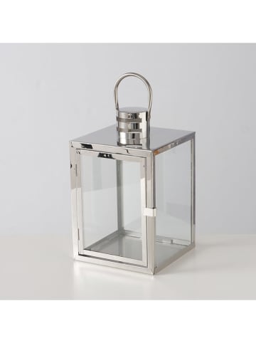 Boltze 2-delige set: lantaarns "Kiruna" zilverkleurig