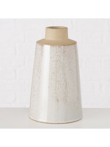 Boltze Vase ''Catrinia'' in Beige - (H)19 x Ø 12 cm