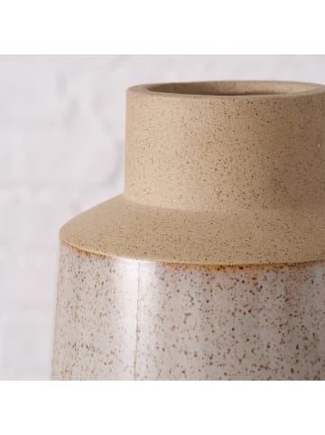 Boltze Vase ''Catrinia'' in Beige - (H)28 x Ø 16 cm