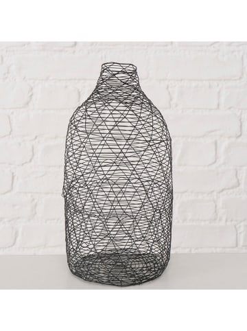 Boltze Vase ''Juanita'' in Schwarz - (H)28,5 x Ø 15 cm