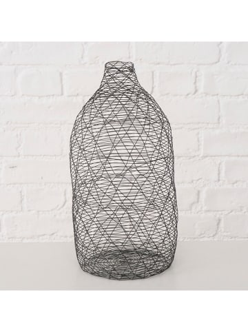 Boltze Vase ''Juanita'' in Schwarz - (H)35,5 x Ø 18 cm
